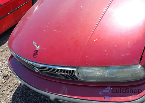 1992 Buick Regal Limited из США, поврежденный, VIN 2G4WD51L6N1491685